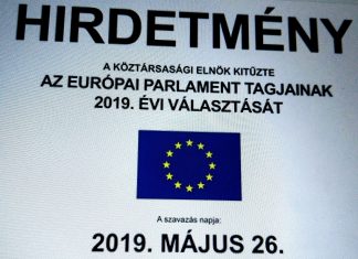 Pártok EP és országgyűlési támogatottsága — 2019. május
